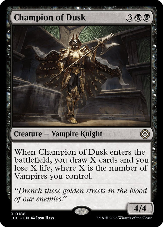 Image for Champion of Dusk (188) (Commander: The Lost Caverns of Ixalan) - Magic: The Gathering