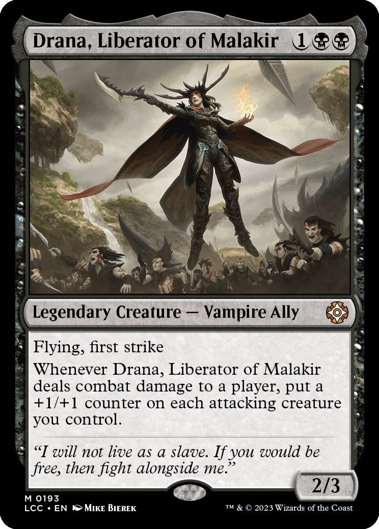 Image for Drana, Liberator of Malakir (193) (Commander: The Lost Caverns of Ixalan) - Magic: The Gathering