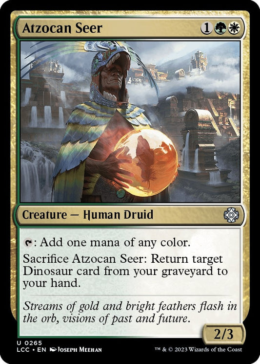 Image for Atzocan Seer (265) (Commander: The Lost Caverns of Ixalan) - Magic: The Gathering