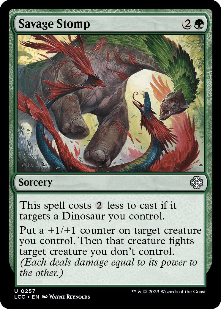 Image for Savage Stomp (257) (Commander: The Lost Caverns of Ixalan) - Magic: The Gathering