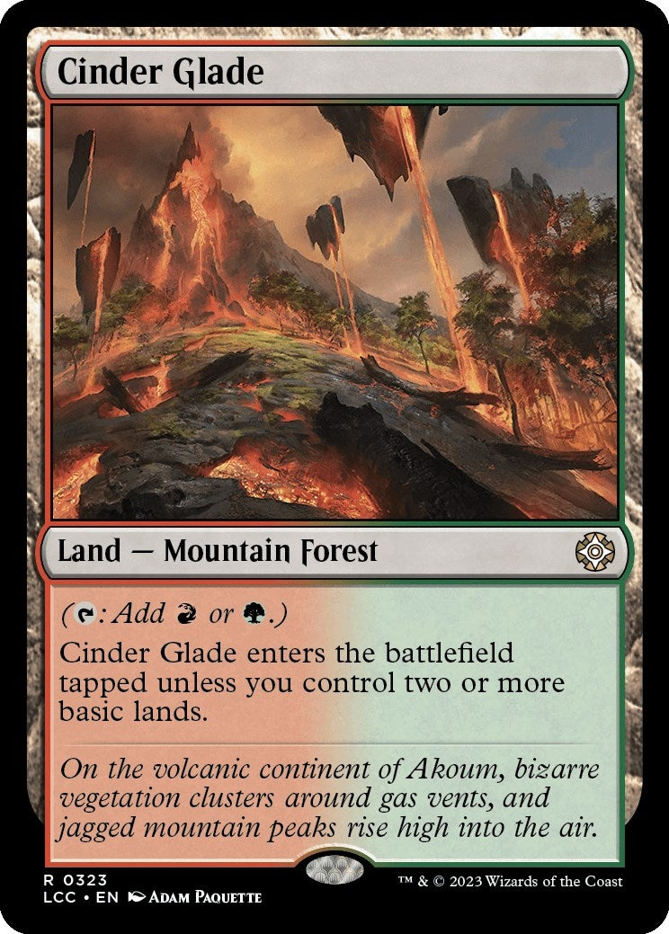 Image for Cinder Glade (323) (Commander: The Lost Caverns of Ixalan) - Magic: The Gathering