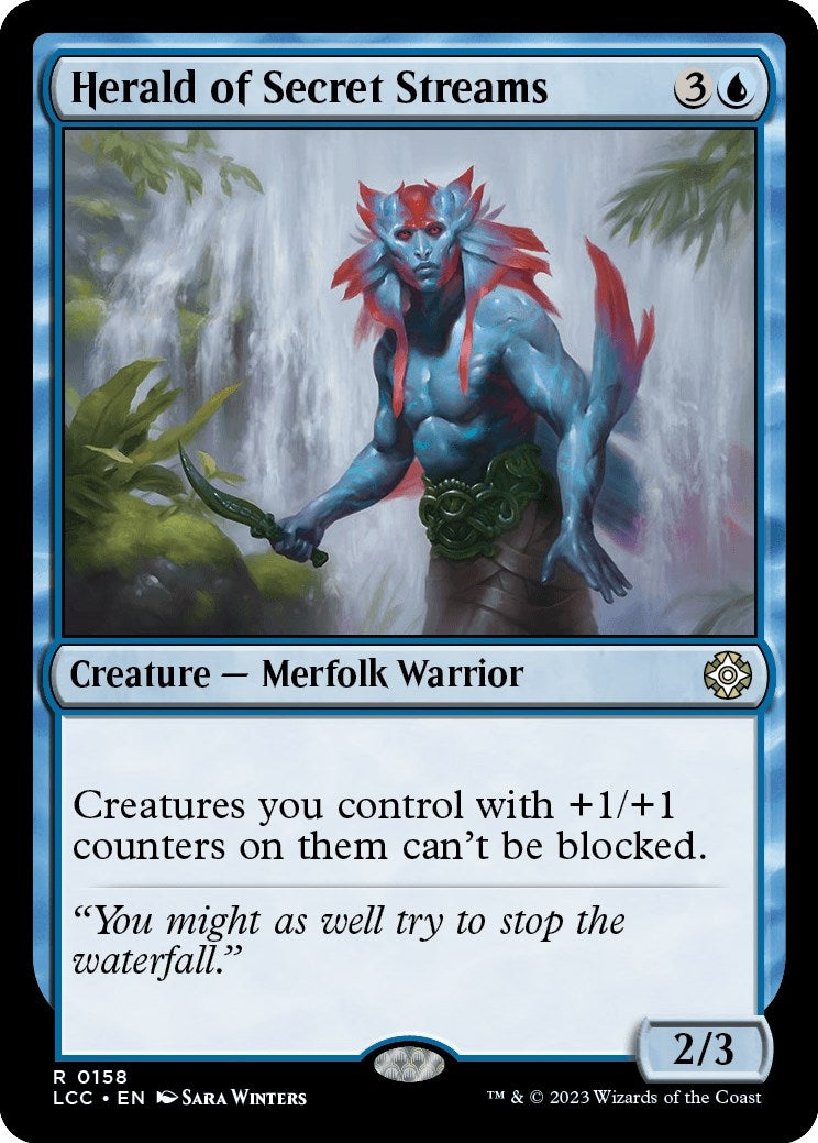 Image for Herald of Secret Streams (158) (Commander: The Lost Caverns of Ixalan) - Magic: The Gathering