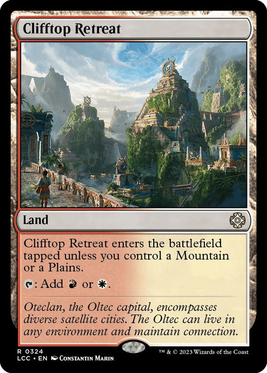 Image for Clifftop Retreat (324) (Commander: The Lost Caverns of Ixalan) - Magic: The Gathering