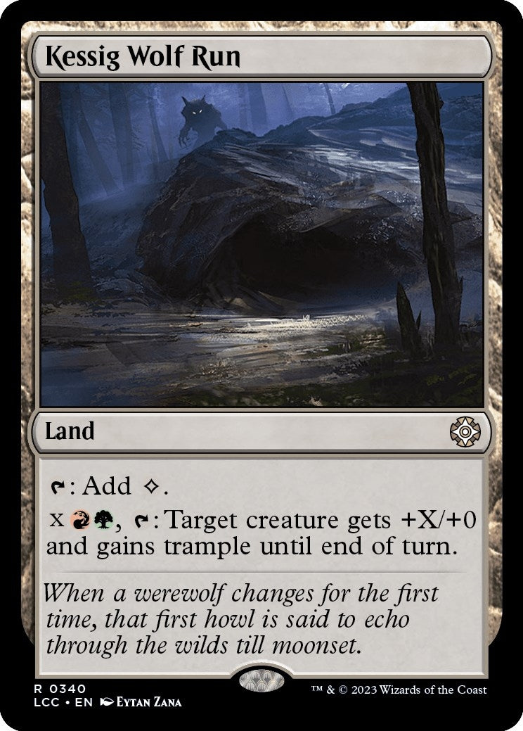 Image for Kessig Wolf Run (340) (Commander: The Lost Caverns of Ixalan) - Magic: The Gathering