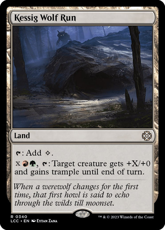 Image for Kessig Wolf Run (340) (Commander: The Lost Caverns of Ixalan) - Magic: The Gathering