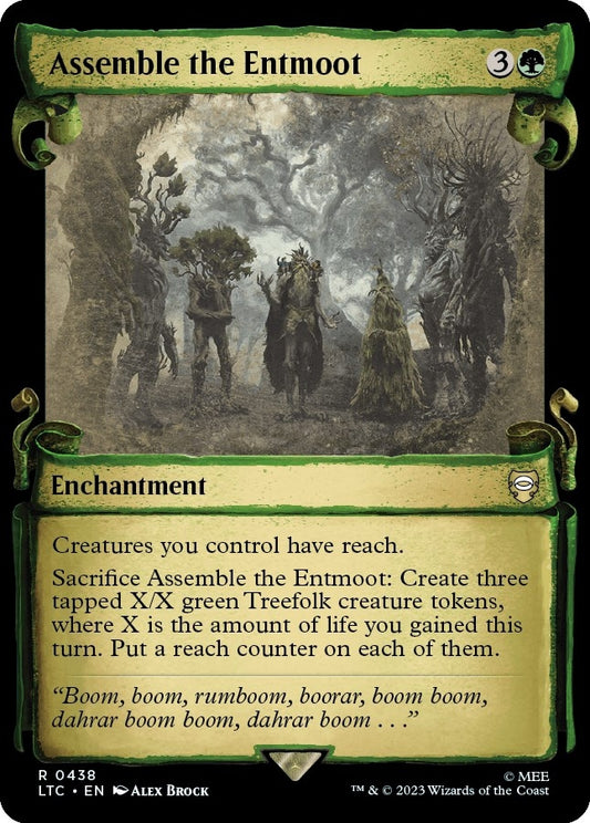 Image for Assemble the Entmoot (Showcase Scrolls) (438) (Commander: The Lord of the Rings: Tales of Middle-earth) - Magic: The Gathering