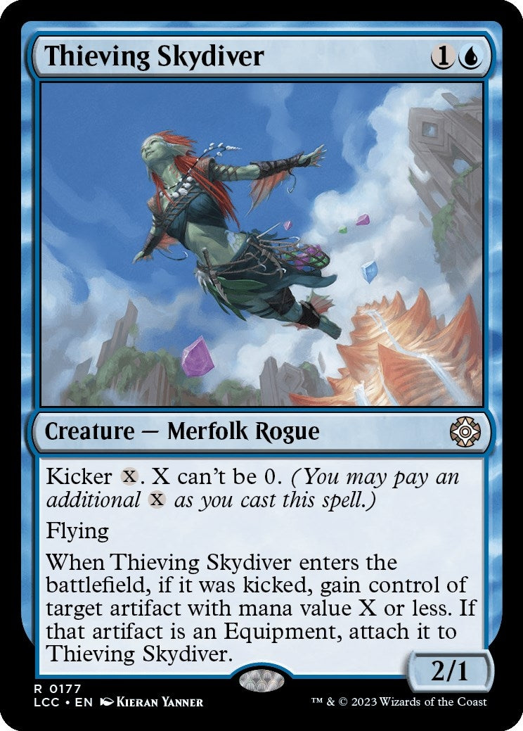 Image for Thieving Skydiver (177) (Commander: The Lost Caverns of Ixalan) - Magic: The Gathering