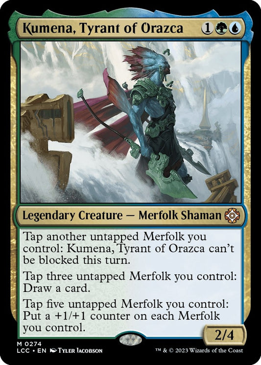 Image for Kumena, Tyrant of Orazca (274) (Commander: The Lost Caverns of Ixalan) - Magic: The Gathering