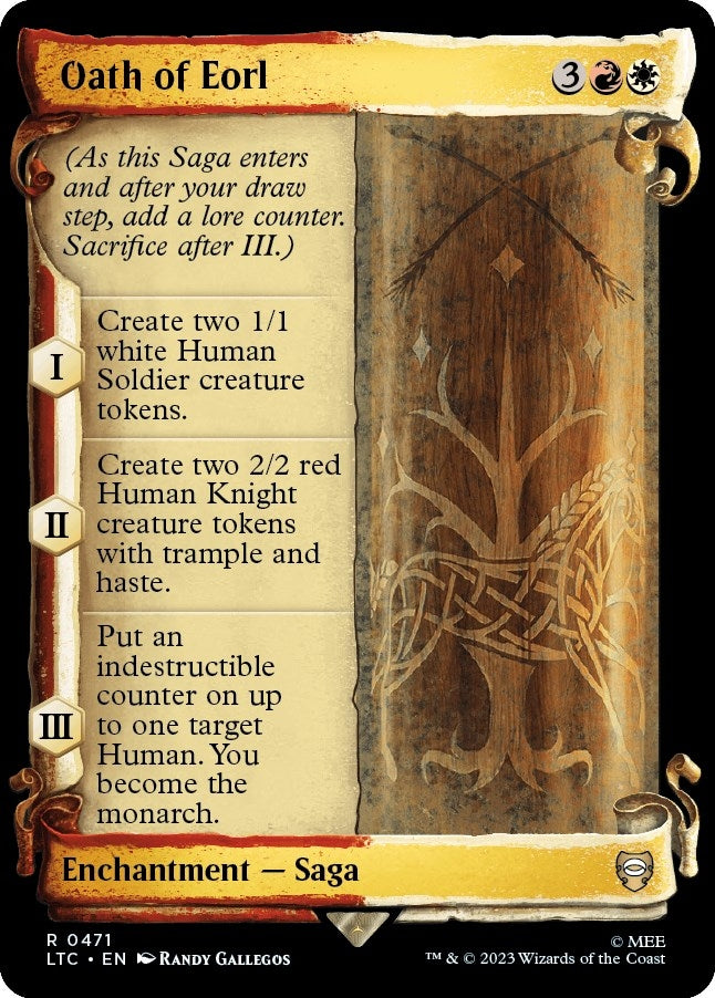 Image for Oath of Eorl (Showcase Scrolls) (471) (Commander: The Lord of the Rings: Tales of Middle-earth) - Magic: The Gathering