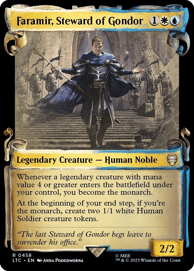 Image for Faramir, Steward of Gondor (Showcase Scrolls) (458) (Commander: The Lord of the Rings: Tales of Middle-earth) - Magic: The Gathering