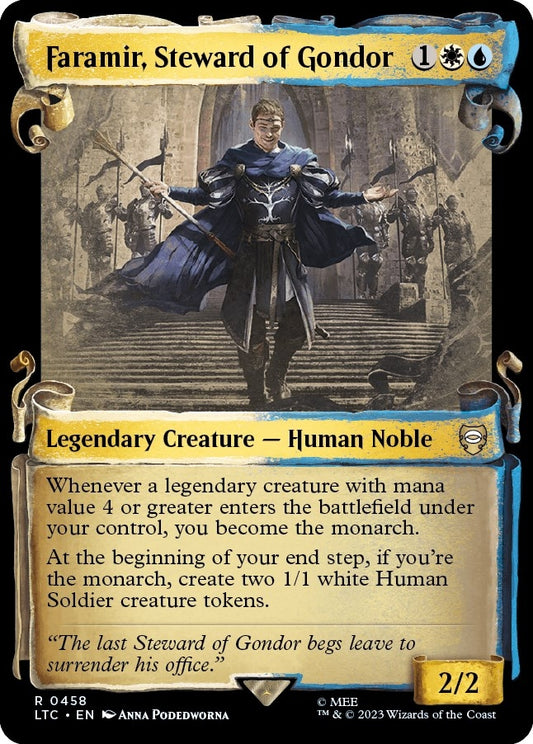 Image for Faramir, Steward of Gondor (Showcase Scrolls) (458) (Commander: The Lord of the Rings: Tales of Middle-earth) - Magic: The Gathering