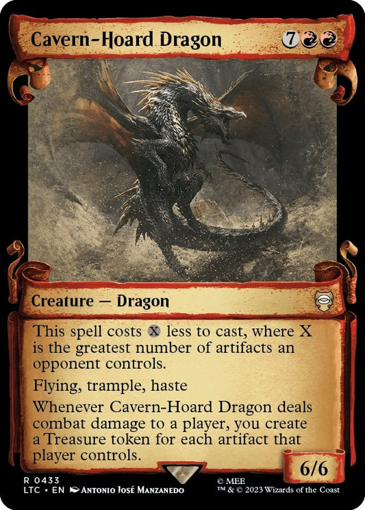 Image for Cavern-Hoard Dragon (Showcase Scrolls) (433) (Commander: The Lord of the Rings: Tales of Middle-earth) - Magic: The Gathering