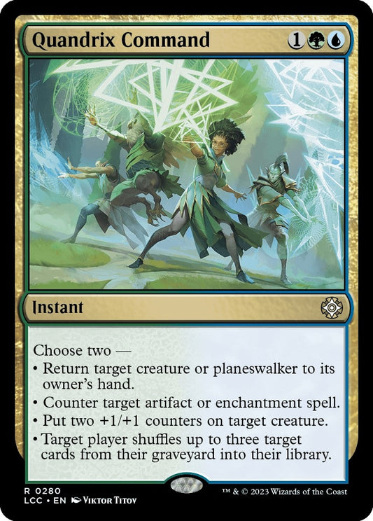 Image for Quandrix Command (280) (Commander: The Lost Caverns of Ixalan) - Magic: The Gathering