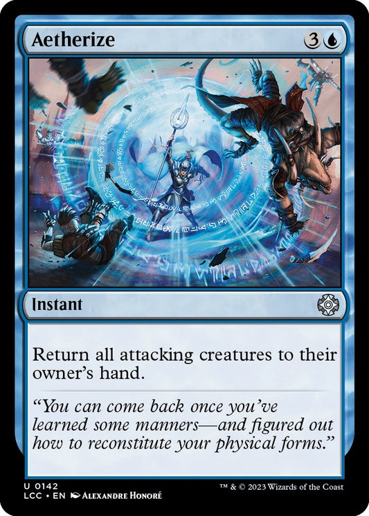 Image for Aetherize (142) (Commander: The Lost Caverns of Ixalan) - Magic: The Gathering