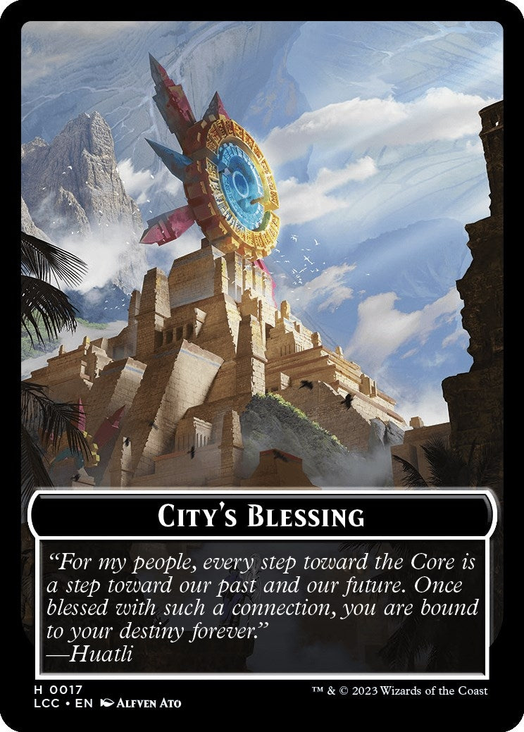 Image for City's Blessing // Vampire (0004) Double-Sided Token (17 // 4) (Commander: The Lost Caverns of Ixalan) - Magic: The Gathering