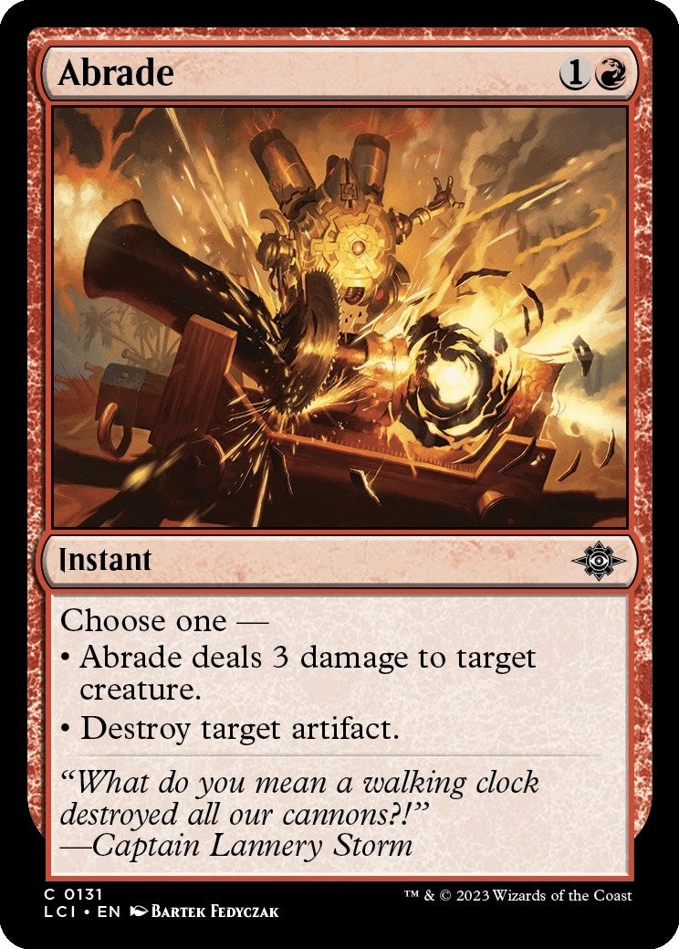 Image for Abrade (131) (The Lost Caverns of Ixalan) - Magic: The Gathering
