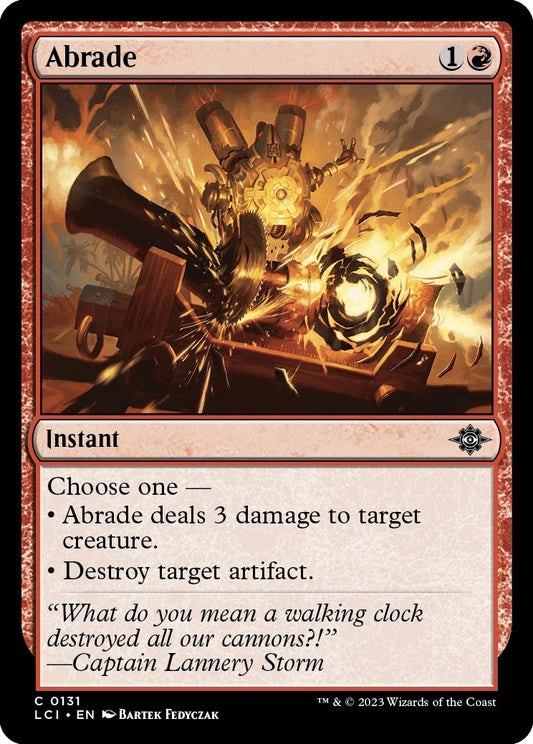 Image for Abrade (131) (The Lost Caverns of Ixalan) - Magic: The Gathering