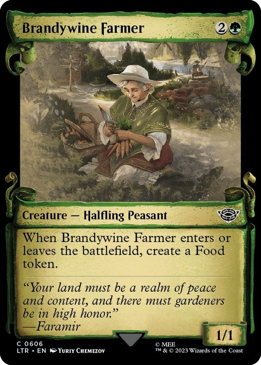 Image for Brandywine Farmer (Showcase Scrolls) (606) (Universes Beyond: The Lord of the Rings: Tales of Middle-earth) - Magic: The Gathering