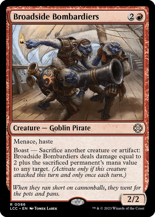 Image for Broadside Bombardiers (86) (Commander: The Lost Caverns of Ixalan) - Magic: The Gathering