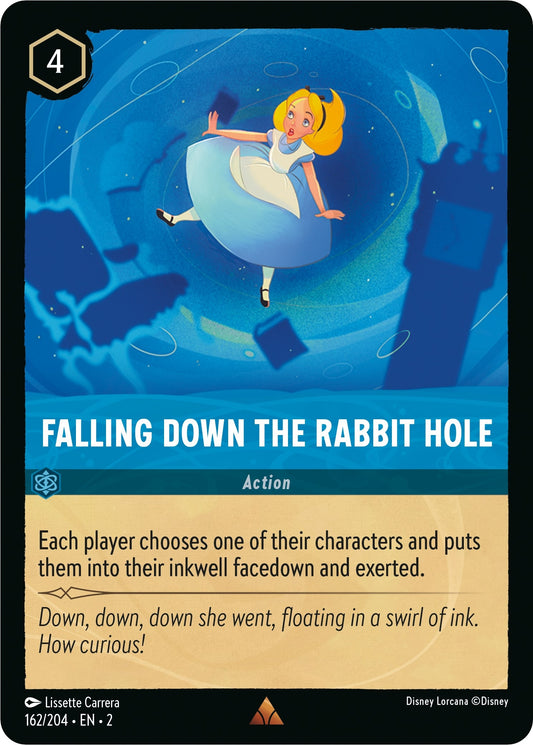Image for Falling Down the Rabbit Hole (162/204) (Rise of the Floodborn) - Disney Lorcana