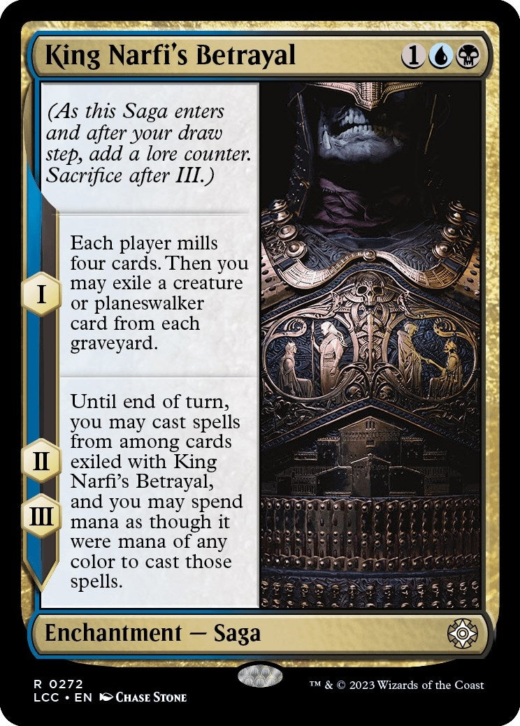 Image for King Narfi's Betrayal (272) (Commander: The Lost Caverns of Ixalan) - Magic: The Gathering