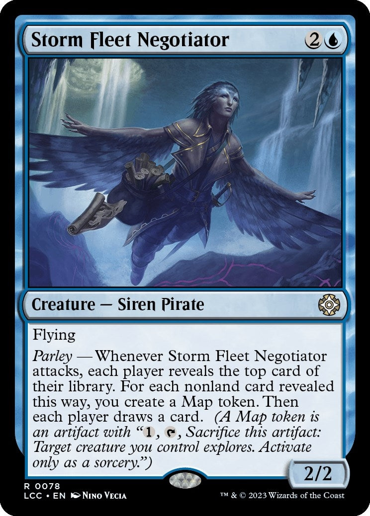 Image for Storm Fleet Negotiator (78) (Commander: The Lost Caverns of Ixalan) - Magic: The Gathering