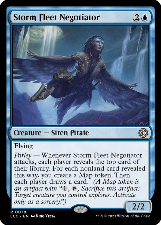 Image for Storm Fleet Negotiator (78) (Commander: The Lost Caverns of Ixalan) - Magic: The Gathering