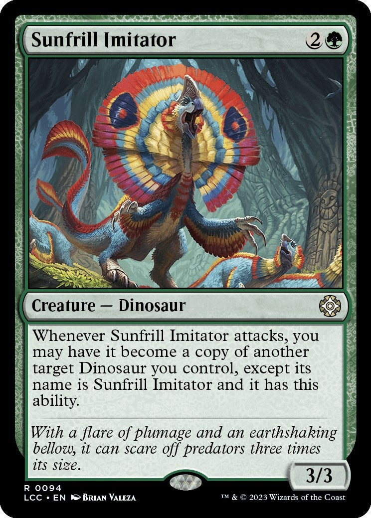 Image for Sunfrill Imitator (94) (Commander: The Lost Caverns of Ixalan) - Magic: The Gathering
