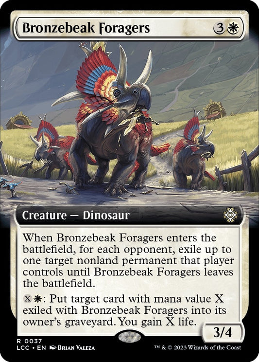 Image for Bronzebeak Foragers (Extended Art) (37) (Commander: The Lost Caverns of Ixalan) - Magic: The Gathering