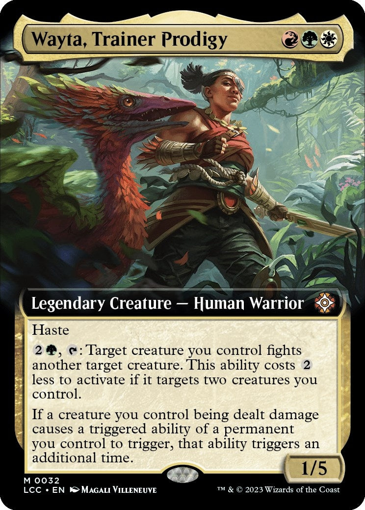 Image for Wayta, Trainer Prodigy (Extended Art) (32) (Commander: The Lost Caverns of Ixalan) - Magic: The Gathering