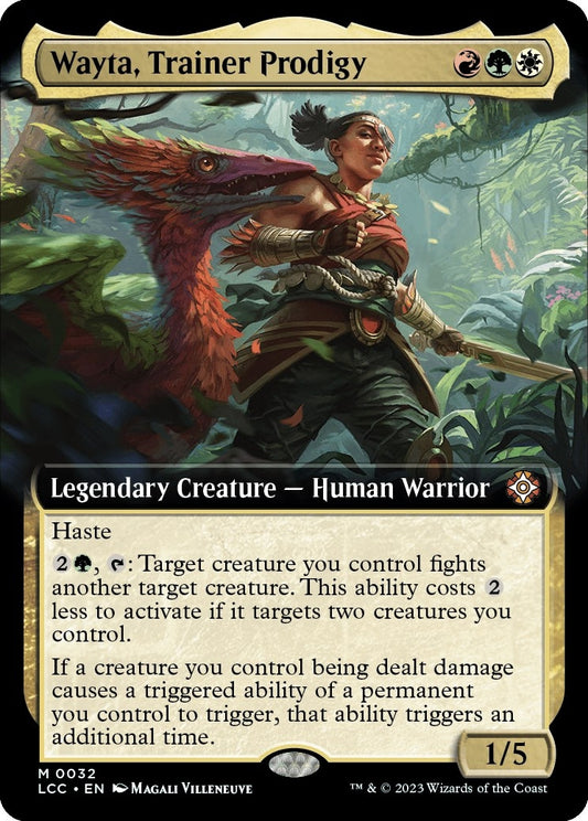 Image for Wayta, Trainer Prodigy (Extended Art) (32) (Commander: The Lost Caverns of Ixalan) - Magic: The Gathering