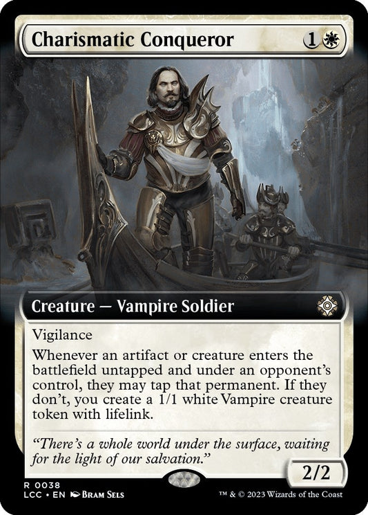 Image for Charismatic Conqueror (Extended Art) (38) (Commander: The Lost Caverns of Ixalan) - Magic: The Gathering