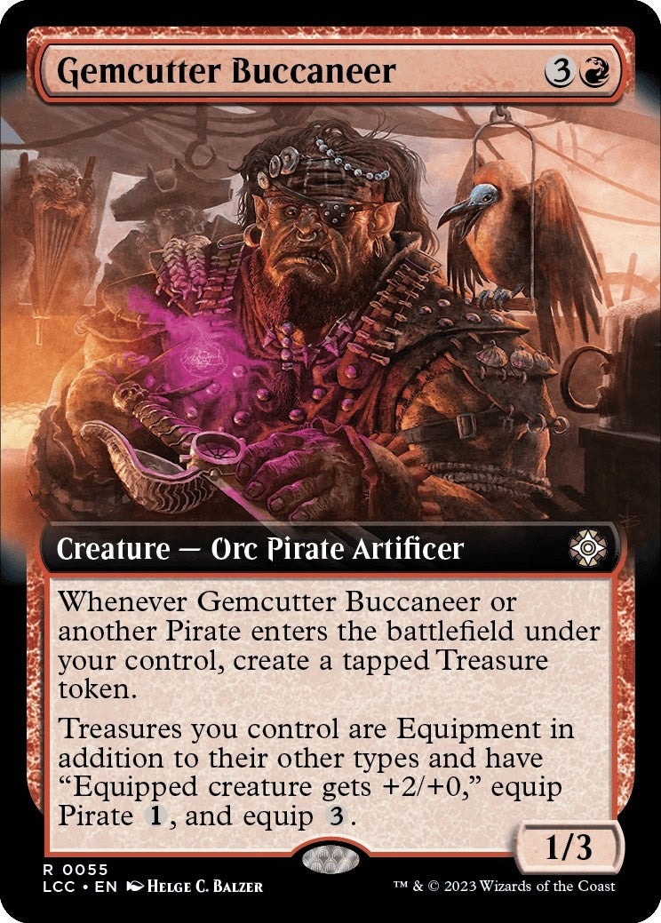 Image for Gemcutter Buccaneer (Extended Art) (55) (Commander: The Lost Caverns of Ixalan) - Magic: The Gathering