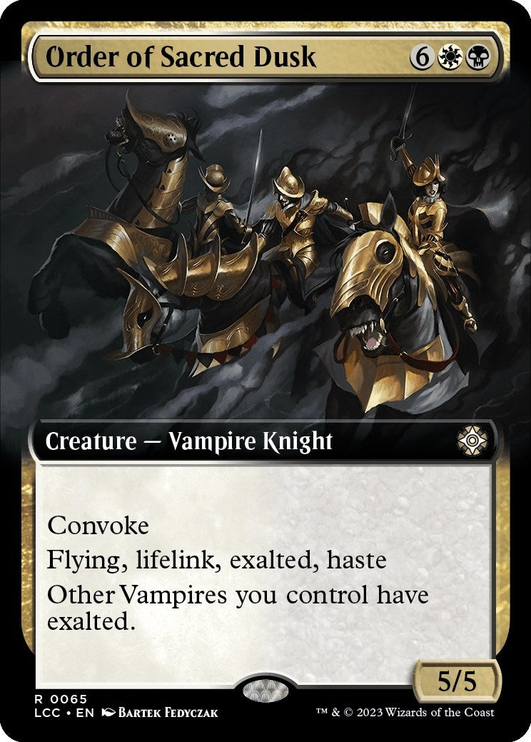Image for Order of Sacred Dusk (Extended Art) (65) (Commander: The Lost Caverns of Ixalan) - Magic: The Gathering