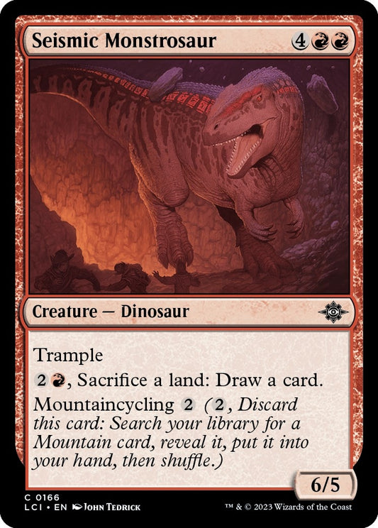 Image for Seismic Monstrosaur (166) (The Lost Caverns of Ixalan) - Magic: The Gathering