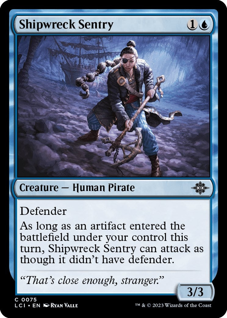 Image for Shipwreck Sentry (75) (The Lost Caverns of Ixalan) - Magic: The Gathering