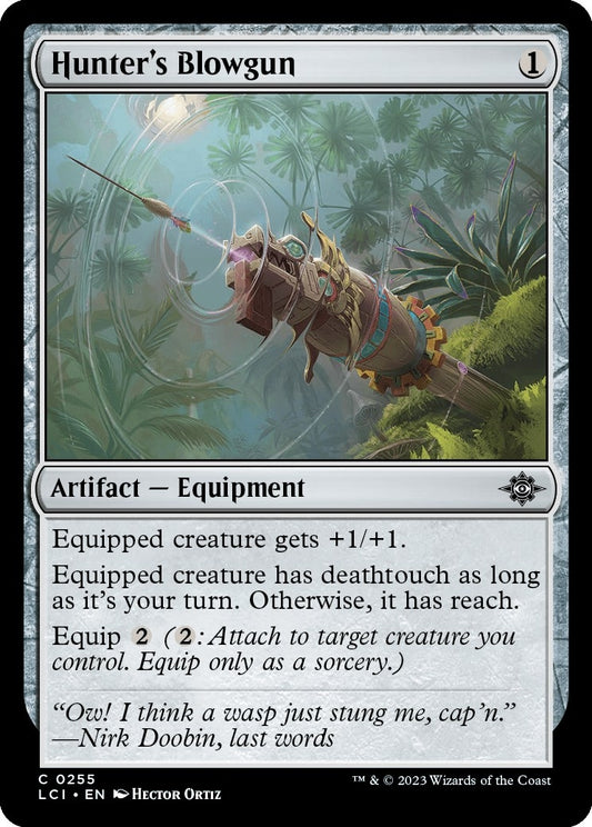 Image for Hunter's Blowgun (255) (The Lost Caverns of Ixalan) - Magic: The Gathering
