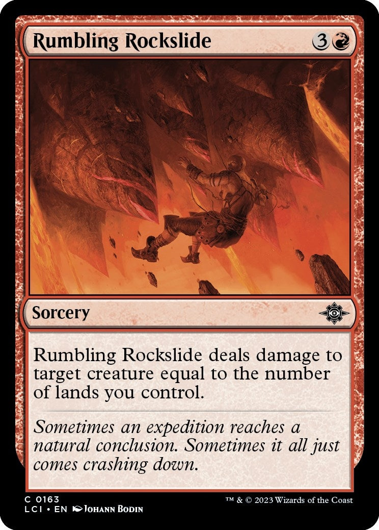 Image for Rumbling Rockslide (163) (The Lost Caverns of Ixalan) - Magic: The Gathering