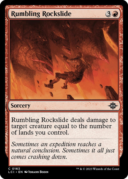 Image for Rumbling Rockslide (163) (The Lost Caverns of Ixalan) - Magic: The Gathering