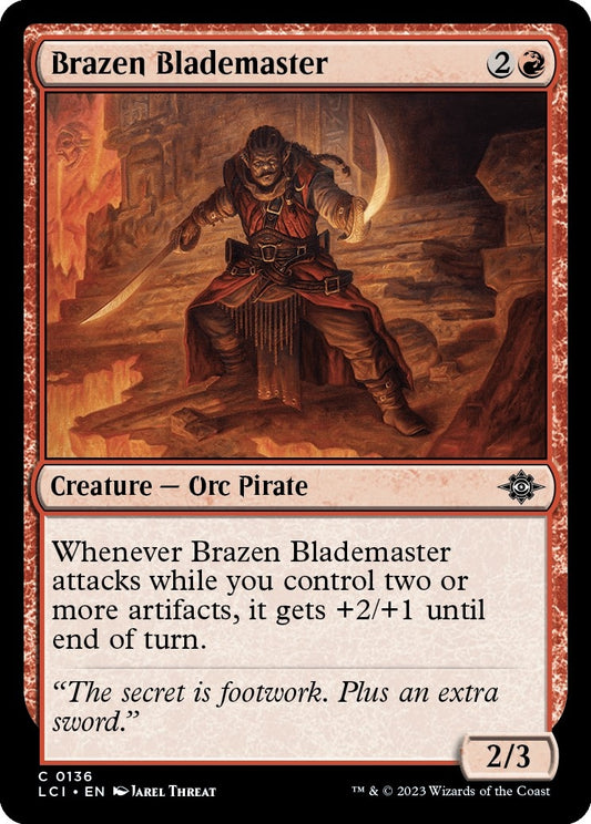 Image for Brazen Blademaster (136) (The Lost Caverns of Ixalan) - Magic: The Gathering
