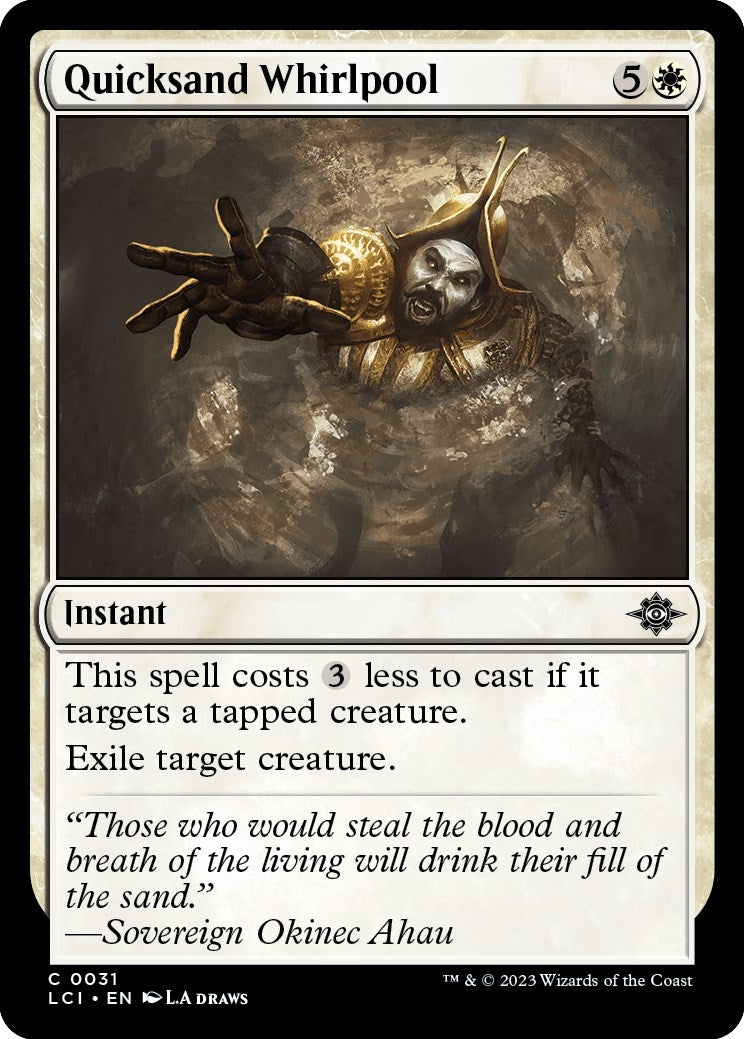 Image for Quicksand Whirlpool (31) (The Lost Caverns of Ixalan) - Magic: The Gathering