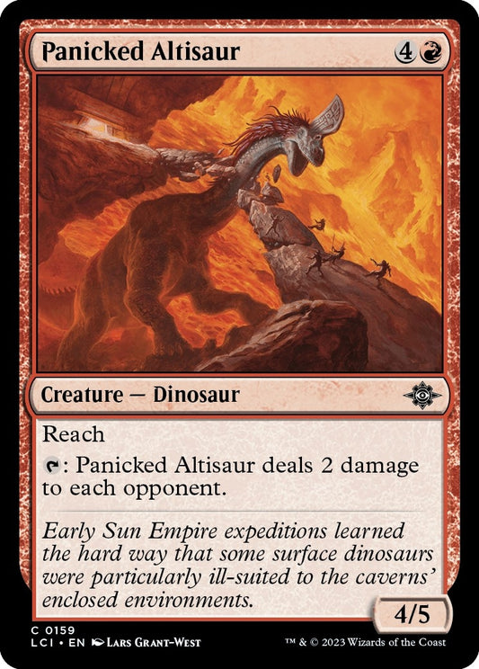 Image for Panicked Altisaur (159) (The Lost Caverns of Ixalan) - Magic: The Gathering