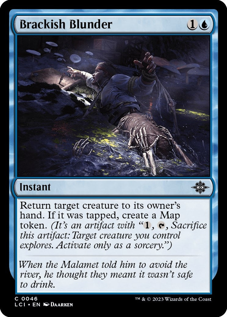 Image for Brackish Blunder (46) (The Lost Caverns of Ixalan) - Magic: The Gathering
