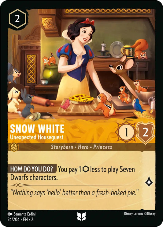 Image for Snow White - Unexpected Houseguest (24/204) (Rise of the Floodborn) - Disney Lorcana