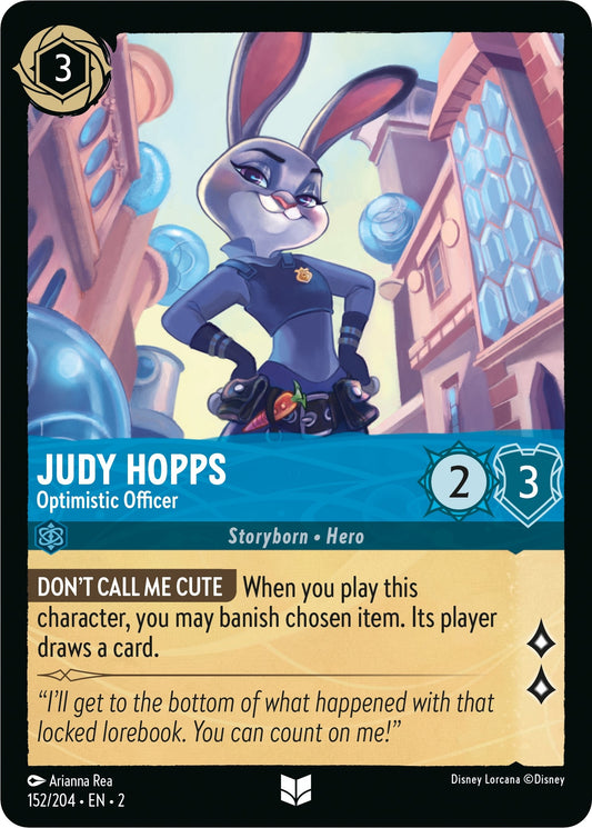 Image for Judy Hopps - Optimistic Officer (152/204) (Rise of the Floodborn) - Disney Lorcana