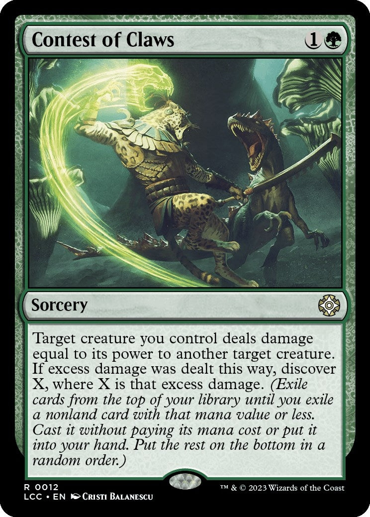 Image for Contest of Claws (12) (Commander: The Lost Caverns of Ixalan) - Magic: The Gathering