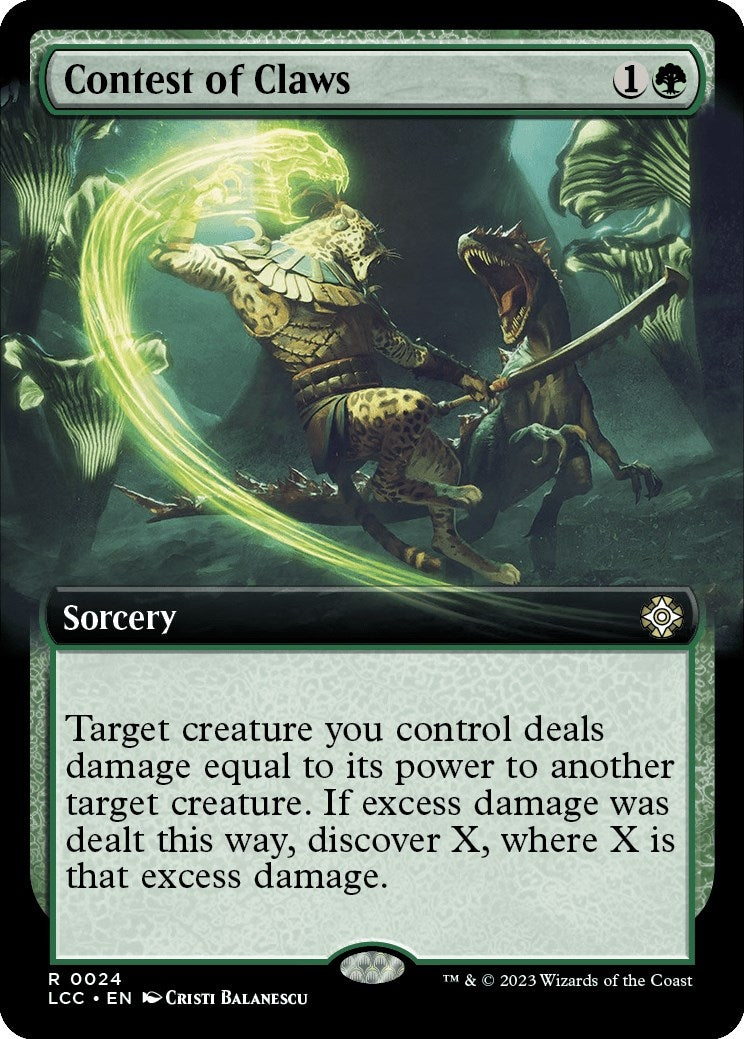 Image for Contest of Claws (Extended Art) (24) (Commander: The Lost Caverns of Ixalan) - Magic: The Gathering