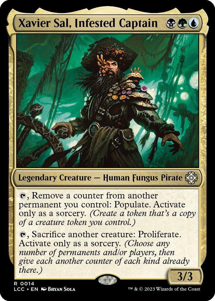 Image for Xavier Sal, Infested Captain (14) (Commander: The Lost Caverns of Ixalan) - Magic: The Gathering