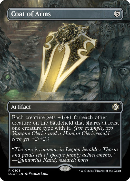 Image for Coat of Arms (Borderless) (108) (Commander: The Lost Caverns of Ixalan) - Magic: The Gathering