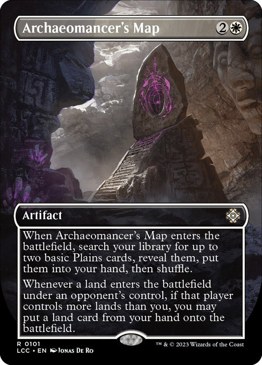 Image for Archaeomancer's Map (Borderless) (101) (Commander: The Lost Caverns of Ixalan) - Magic: The Gathering